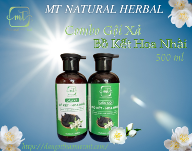 COMBO GỘI XẢ BỒ KẾT HOA NHÀI 500ML