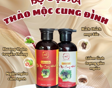 COMBO GỘI XẢ THẢO MỘC CUNG ĐÌNH 500ML